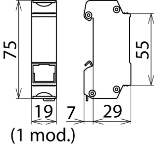 DPA M CLE RJ45B 48 網(wǎng)絡(luò)防雷器