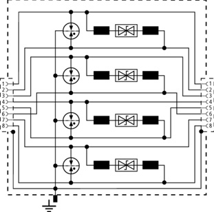 DPA M CLE RJ45B 48 網(wǎng)絡(luò)防雷器