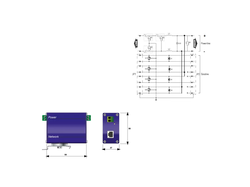 視頻監(jiān)控電涌保護器MSP-VM48/RINJ